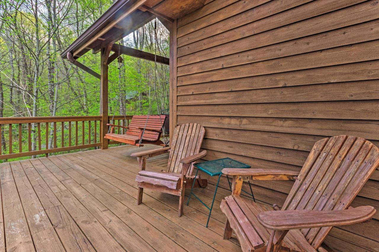 Spacious Maggie Valley Cabin With Hot Tub And Mtn View Esterno foto